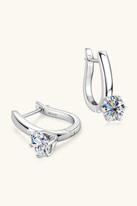 Mariana 2 Carat Moissanite 925 Sterling Silver Earrings