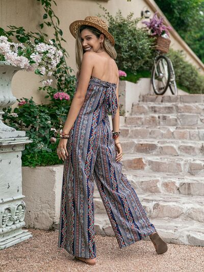 Ariella Strapless Wide Leg Jumpsuit