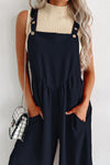 Wrenley Square Neck Wide Strap Jumpsuit