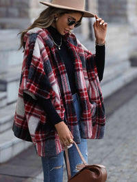 Tabatha Hooded Cape with Pockets