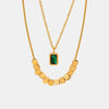 Emma Gold-Plated Double-Layered Necklace