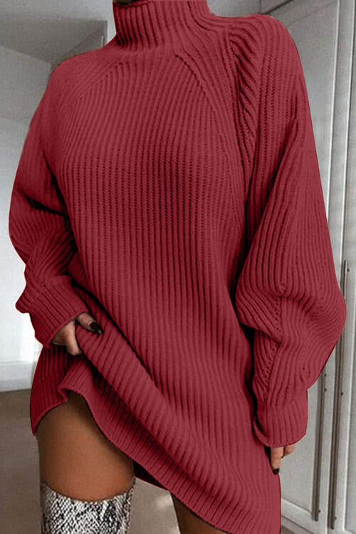 Jordyn Mock Neck Sweater Dress