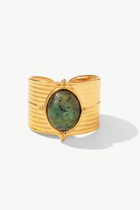 Aurora 18K Gold-Plated Open Ring