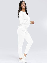 Leilani Boat Neck Dropped Shoulder Top and Pants Set