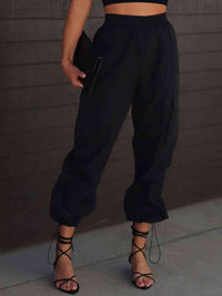 Rowan High-Waisted Drawstring Pants