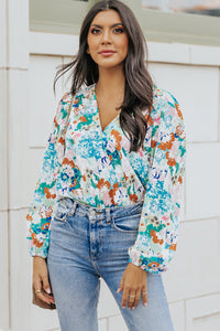 Brittani Floral Long-Sleeved Bodysuit