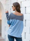 Aspen Boat Neck Long Sleeve Sweatshirt