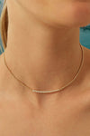 925 Sterling Silver Choker Necklace