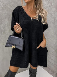 Ellie Short Sleeved Sweater with Pockets