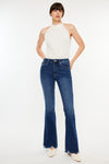 Gia Kancan Cat's Whiskers Raw Hem Flare Jeans