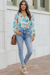 Brittani Floral Long-Sleeved Bodysuit