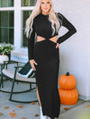 Celeste Cutout Long-Sleeved Maxi Dress