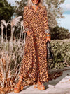 Mara Leopard Buttoned Maxi Dress