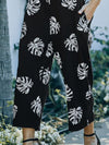 Magnolia Printed Spaghetti Strap Jumpsuit with Pockets