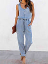 Juliana Drawstring Waist Jumpsuit