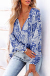 Harper Floral Print Long Sleeved Blouse